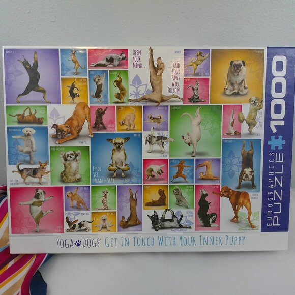 EuroGraphics Yoga Dogs 1000-Piece Jigsaw Puzzle - Picture 5 of 10